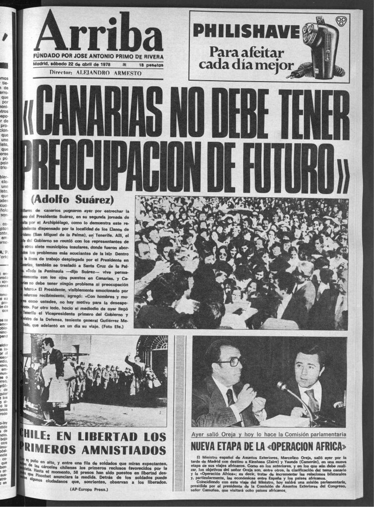 Miniatura de Arriba del 22 de abril de 1978