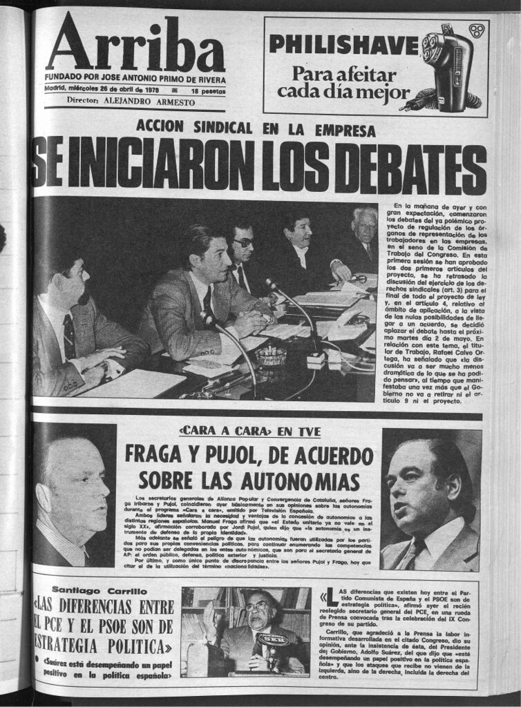 Miniatura de Arriba del 26 de abril de 1978
