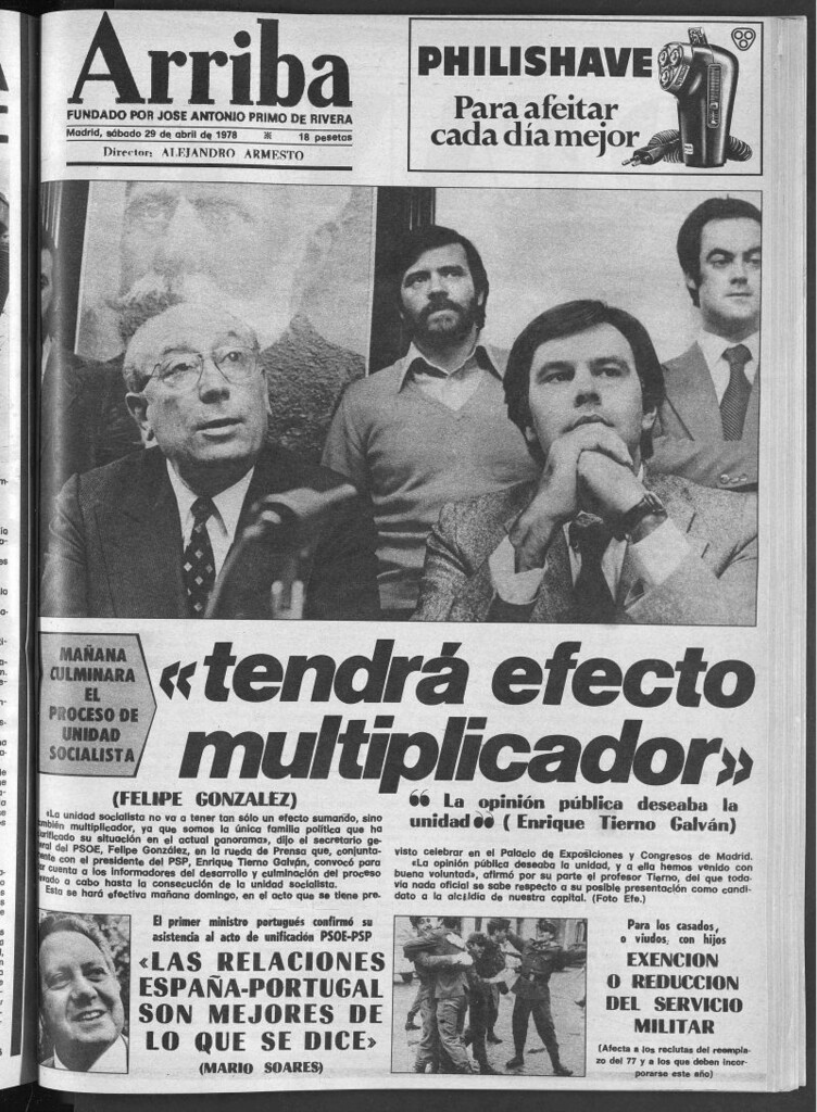 Miniatura de Arriba del 29 de abril de 1978