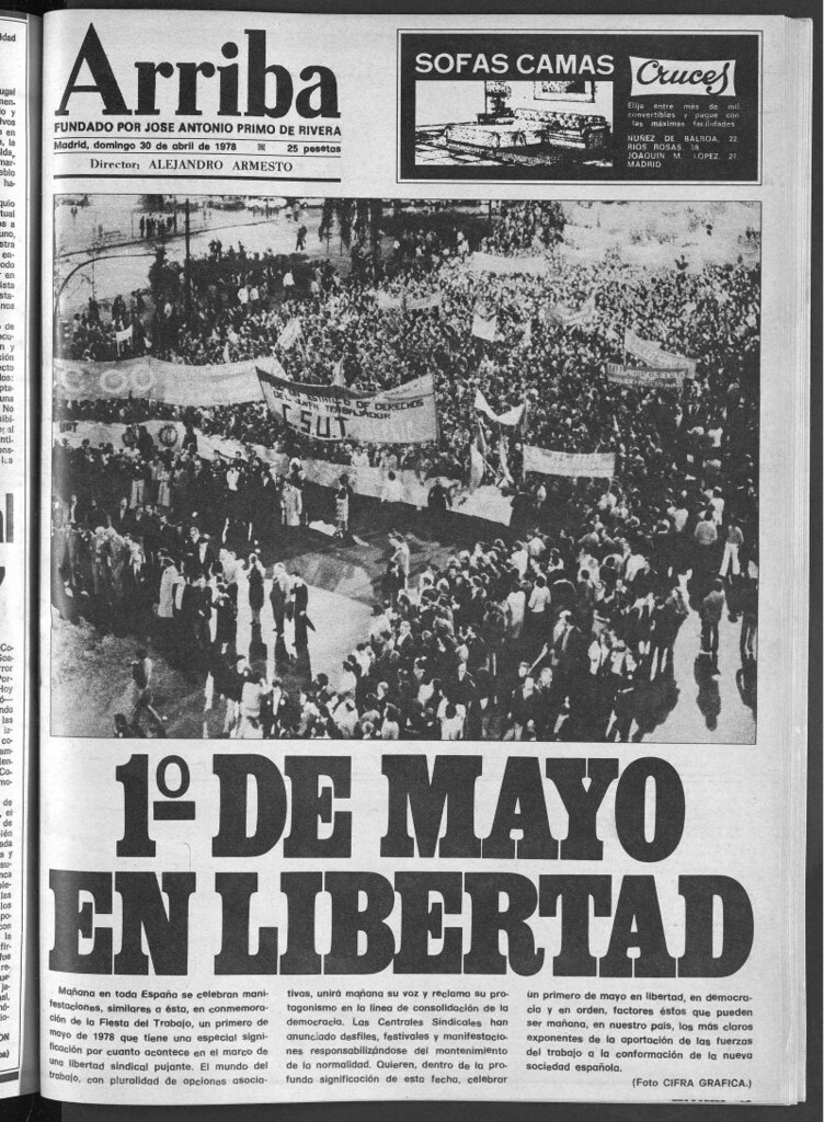 Miniatura de Arriba del 30 de abril de 1978