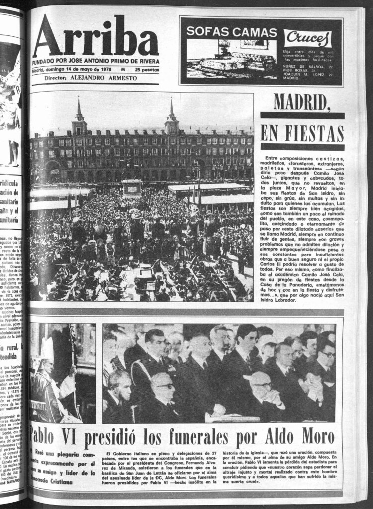 Miniatura de Arriba del 14 de mayo de 1978