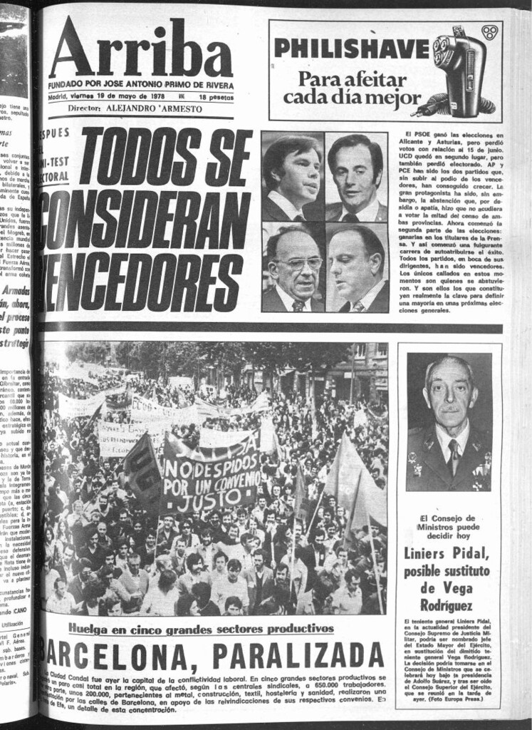 Miniatura de Arriba del 19 de mayo de 1978