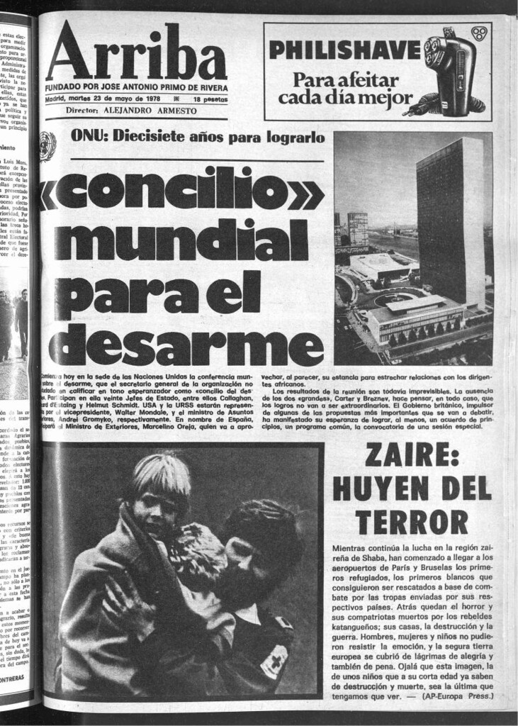 Miniatura de Arriba del 23 de mayo de 1978