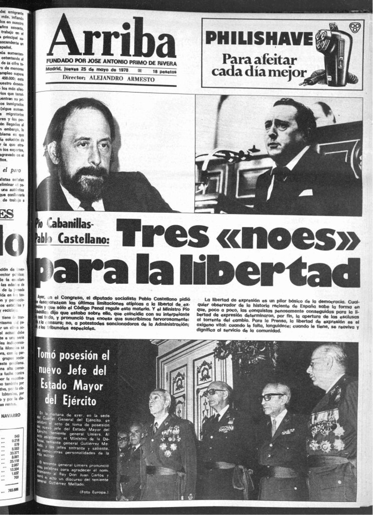 Miniatura de Arriba del 25 de mayo de 1978