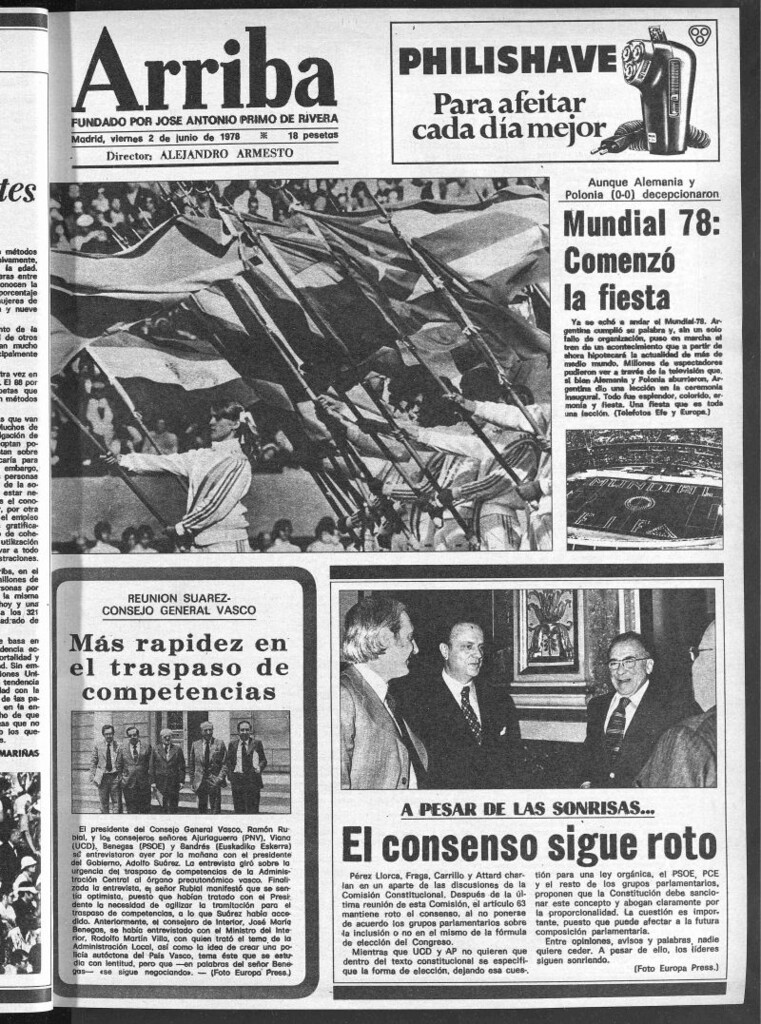 Miniatura de Arriba del 2 de junio de 1978