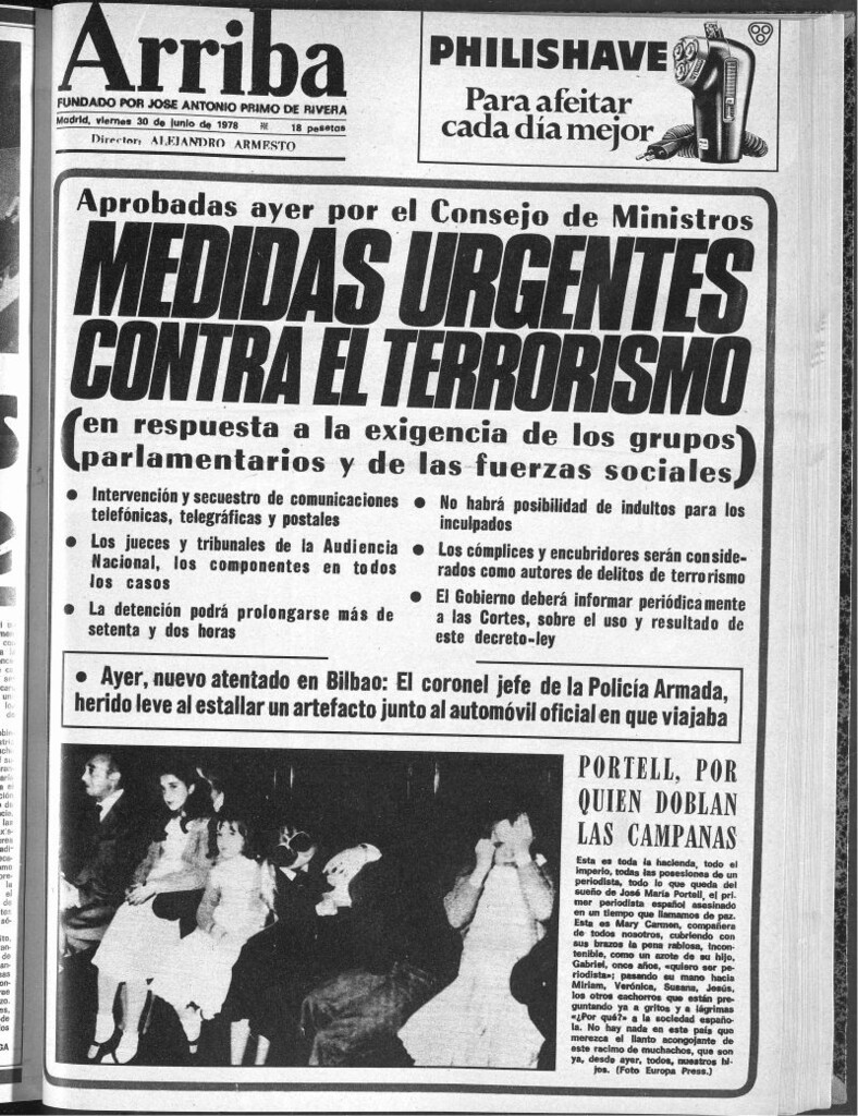 Miniatura de Arriba del 30 de junio de 1978