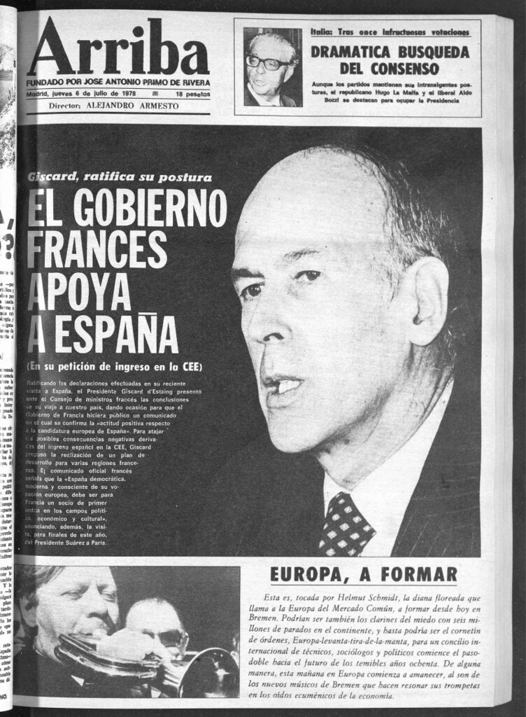 Miniatura de Arriba del 6 de julio de 1978