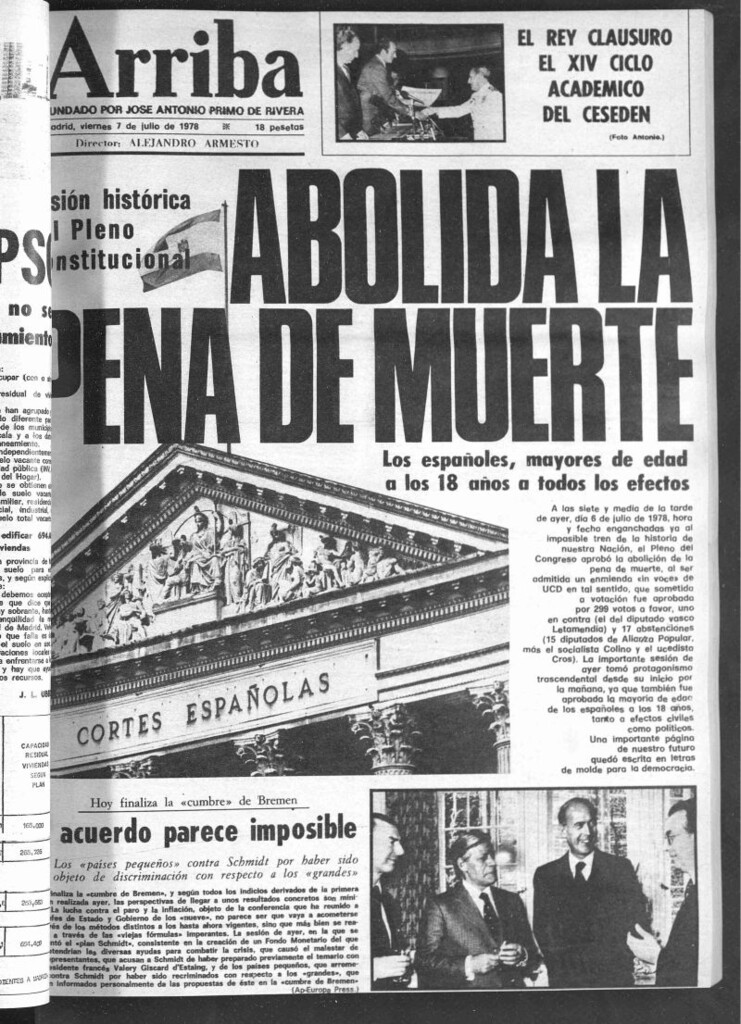 Miniatura de Arriba del 7 de julio de 1978