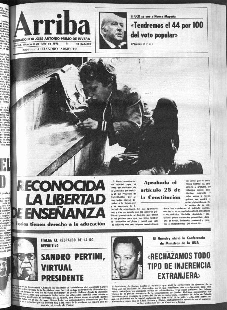 Miniatura de Arriba del 8 de julio de 1978