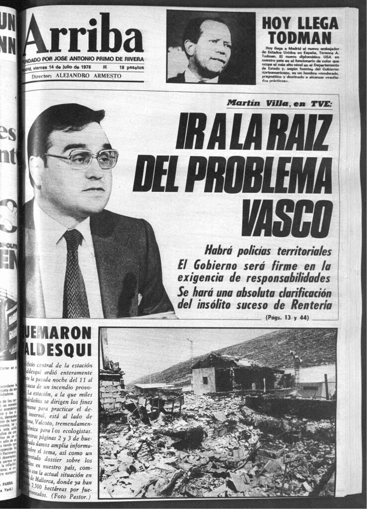 Miniatura de Arriba del 14 de julio de 1978
