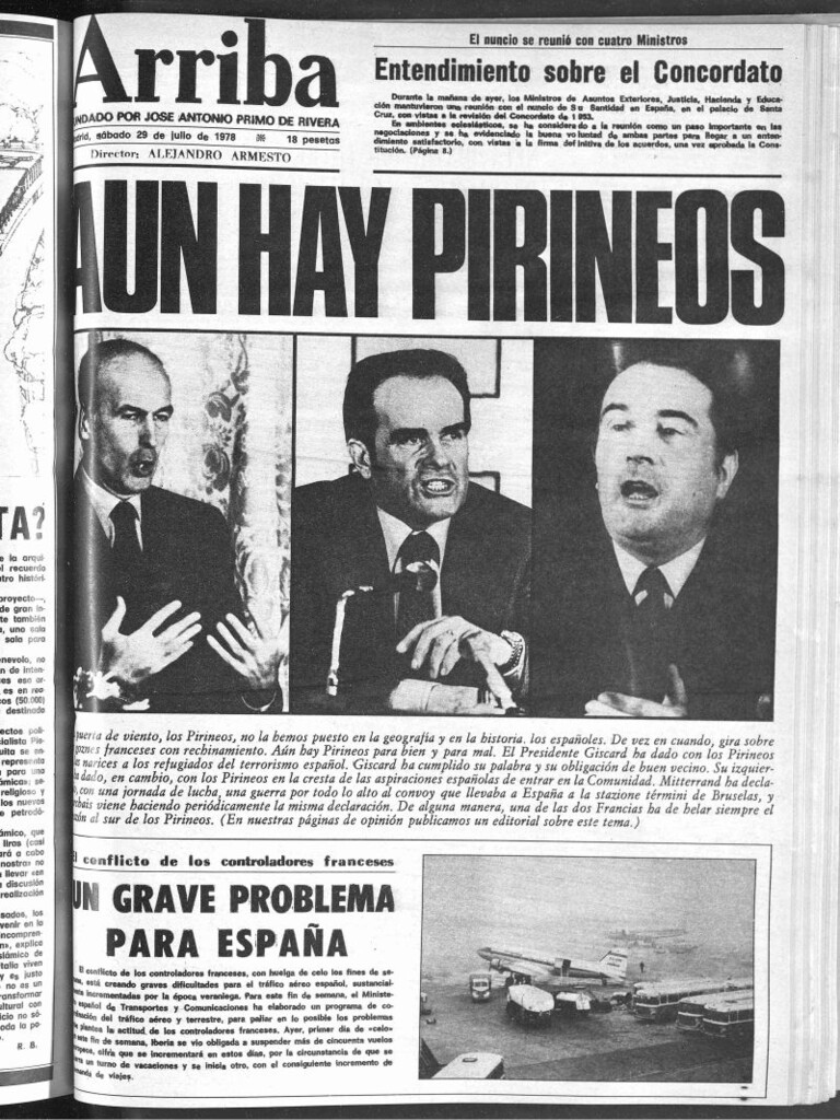 Miniatura de Arriba del 29 de julio de 1978