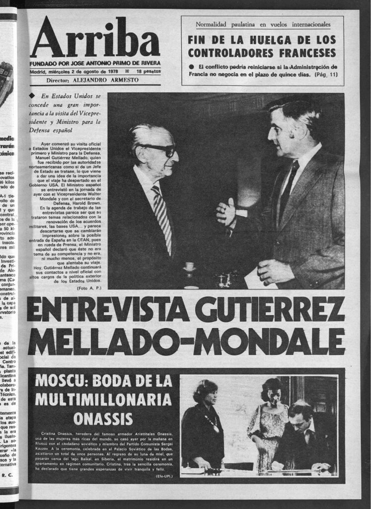 Miniatura de Arriba del 2 de agosto de 1978