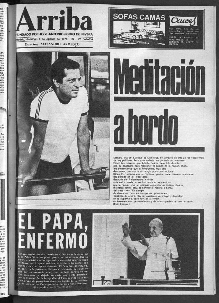 Miniatura de Arriba del 6 de agosto de 1978