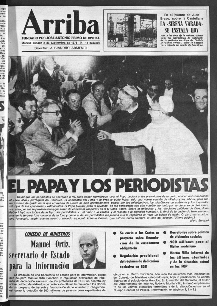 Miniatura de Arriba del 2 de septiembre de 1978