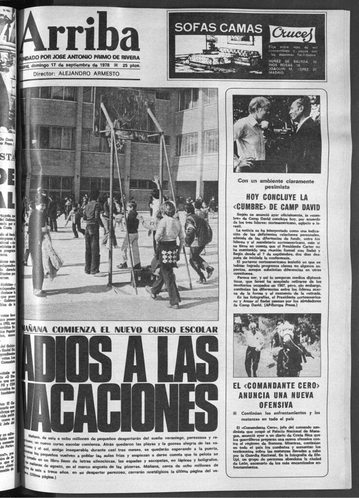 Miniatura de Arriba del 17 de septiembre de 1978