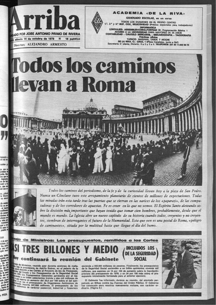 Miniatura de Arriba del 14 de octubre de 1978