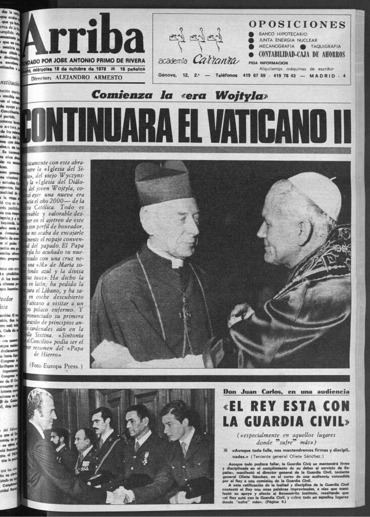 Miniatura de Arriba del 18 de octubre de 1978
