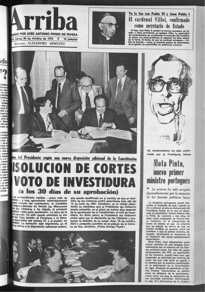 Miniatura de Arriba del 26 de octubre de 1978