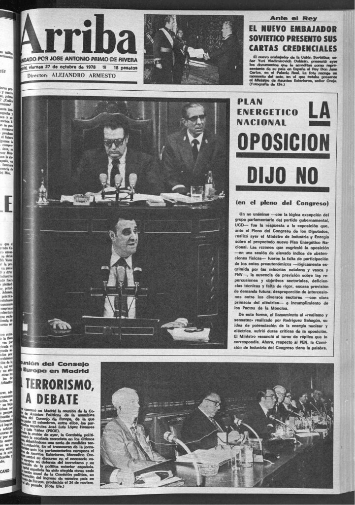Miniatura de Arriba del 27 de octubre de 1978