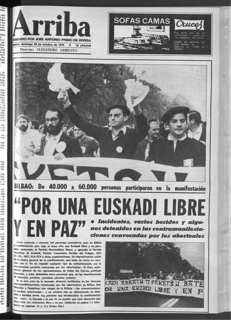 Miniatura de Arriba del 29 de octubre de 1978