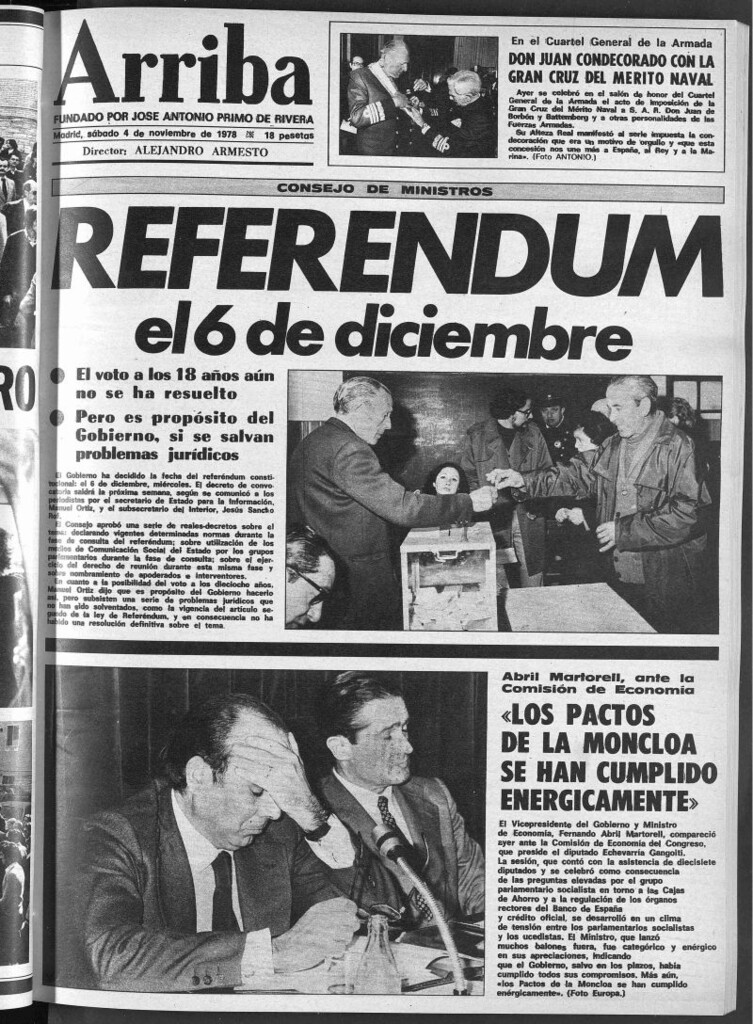 Miniatura de Arriba del 4 de noviembre de 1978