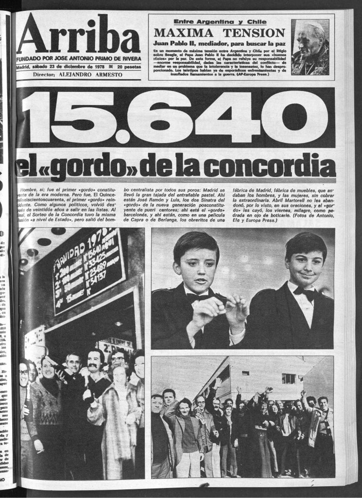 Miniatura de Arriba del 23 de diciembre de 1978