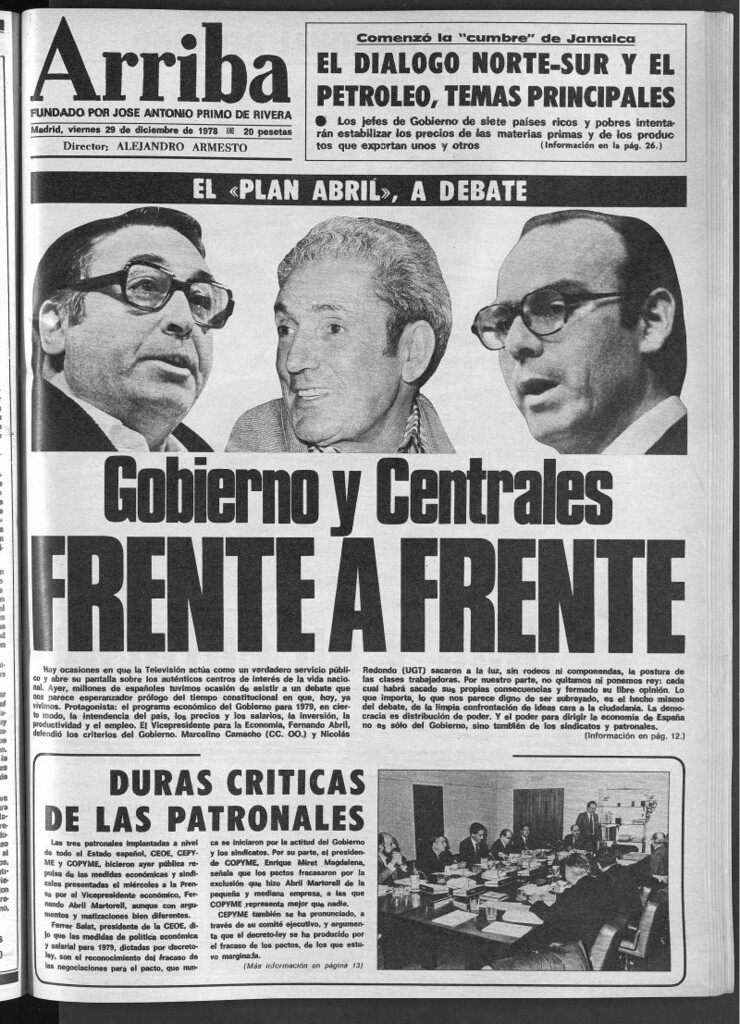 Miniatura de Arriba del 29 de diciembre de 1978