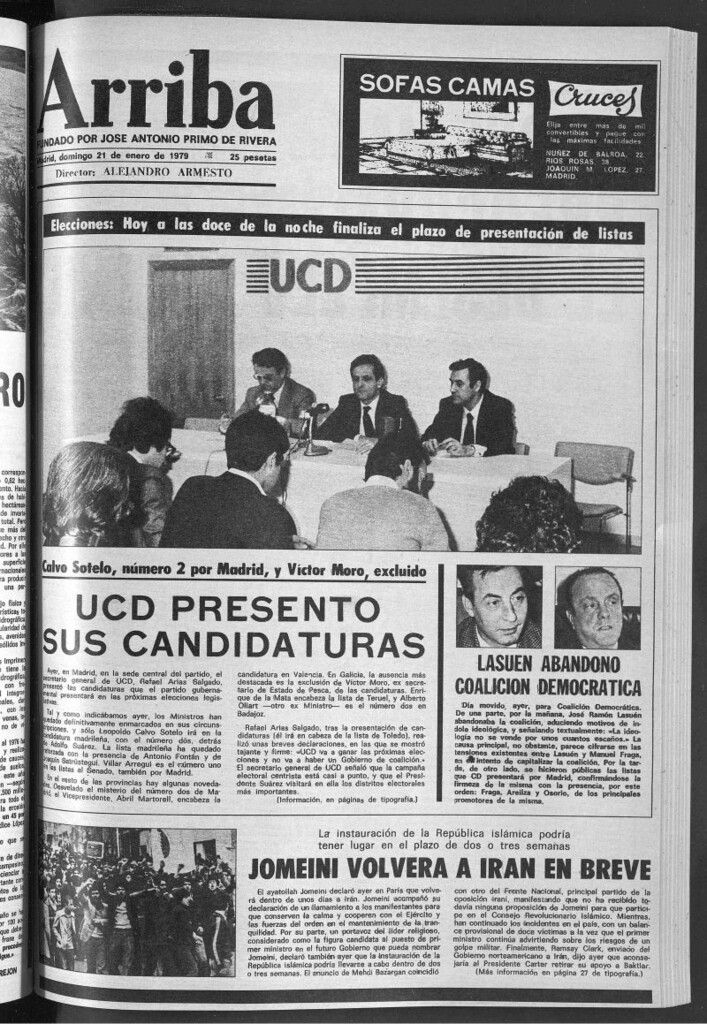 Miniatura de Arriba del 21 de enero de 1979