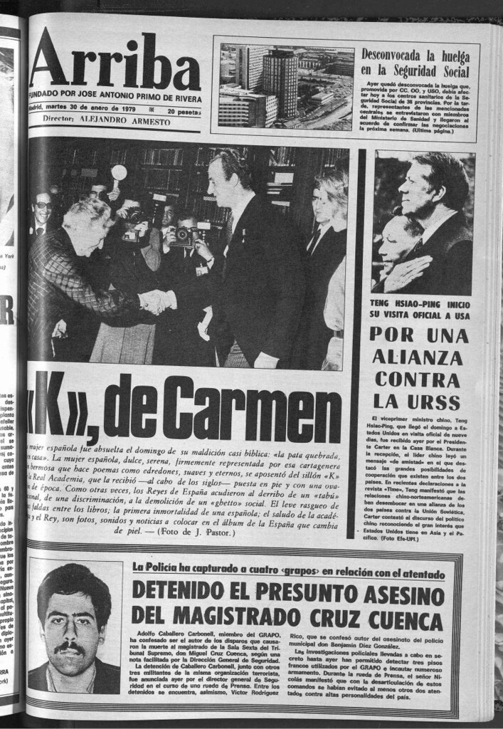 Miniatura de Arriba del 30 de enero de 1979