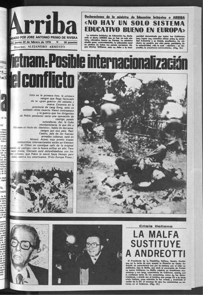 Miniatura de Arriba del 22 de febrero de 1979