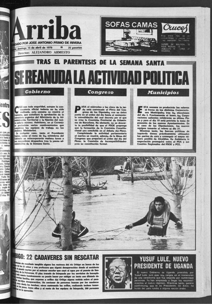 Miniatura de Arriba del 15 de abril de 1979