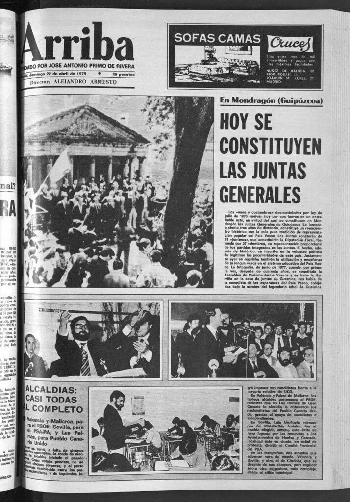 Miniatura de Arriba del 22 de abril de 1979