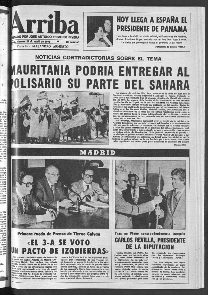 Miniatura de Arriba del 27 de abril de 1979
