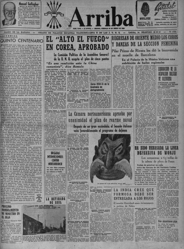 Miniatura de Arriba del 14 de enero de 1951