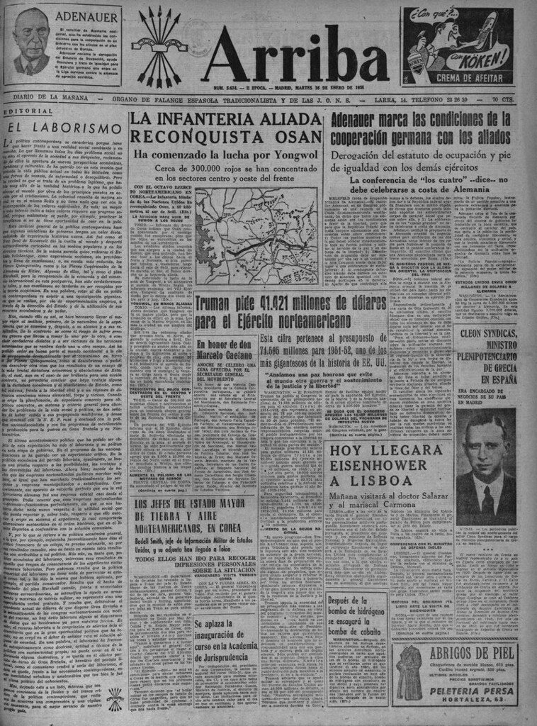 Miniatura de Arriba del 16 de enero de 1951