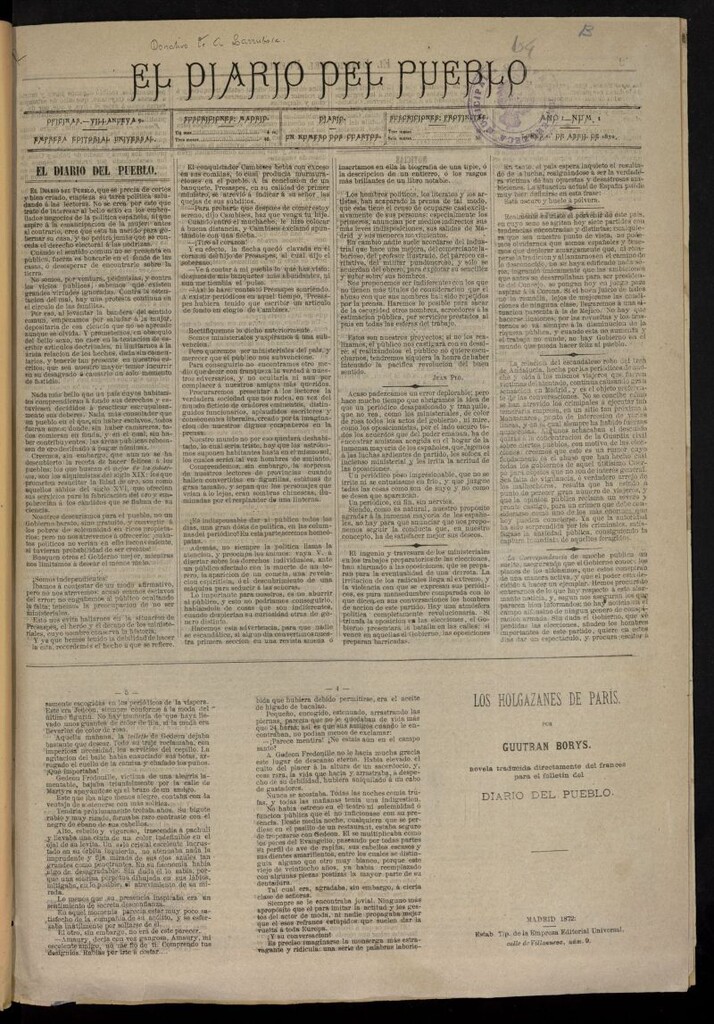 Miniatura de El Diario del Pueblo