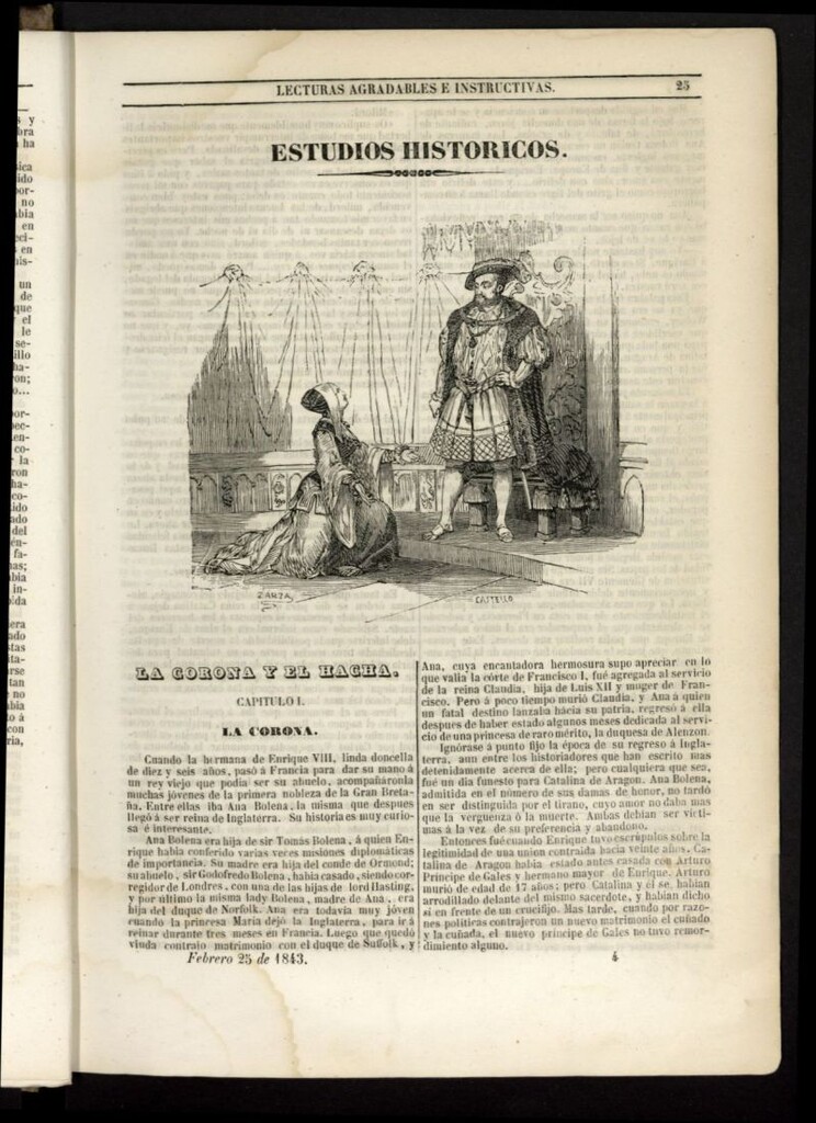 Miniatura de Museo de las familias: periódico mensual del 25 de febrero de 1843