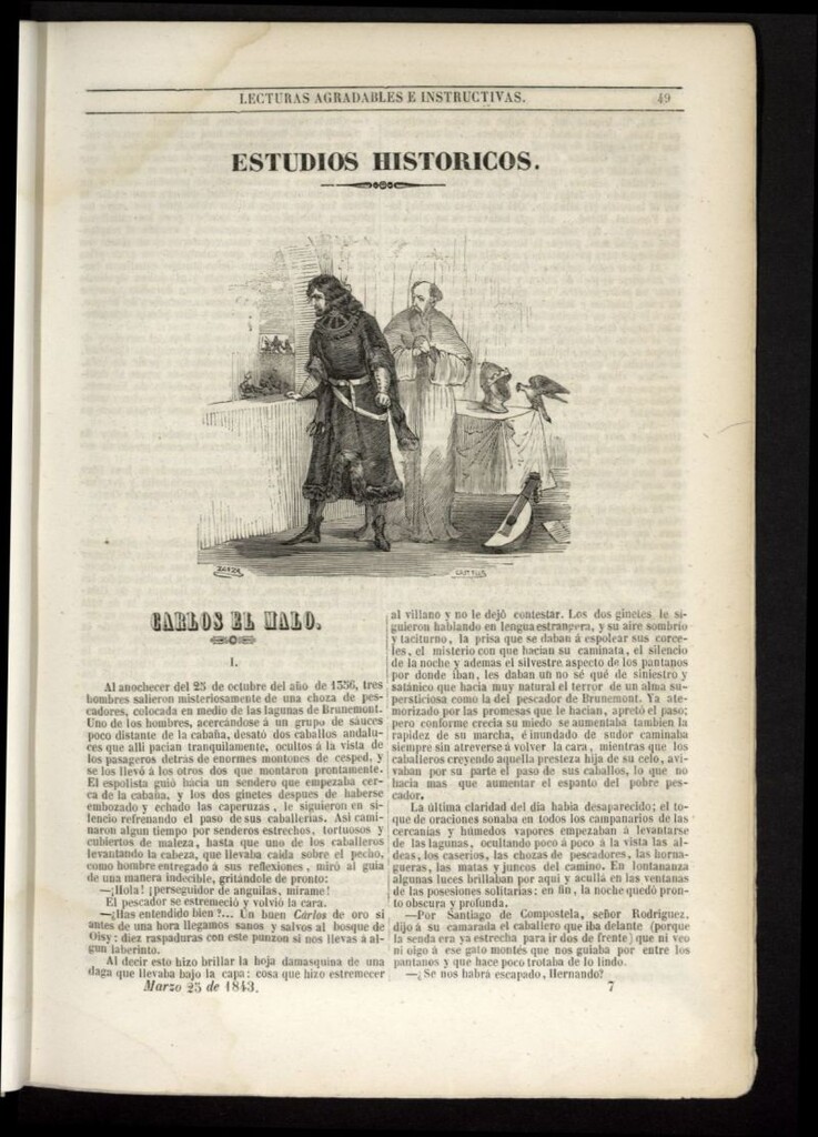 Miniatura de Museo de las familias: periódico mensual del 25 de marzo de 1843