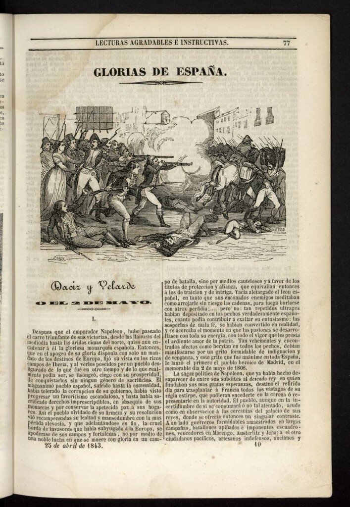 Miniatura de Museo de las familias: periódico mensual del 25 de abril de 1843