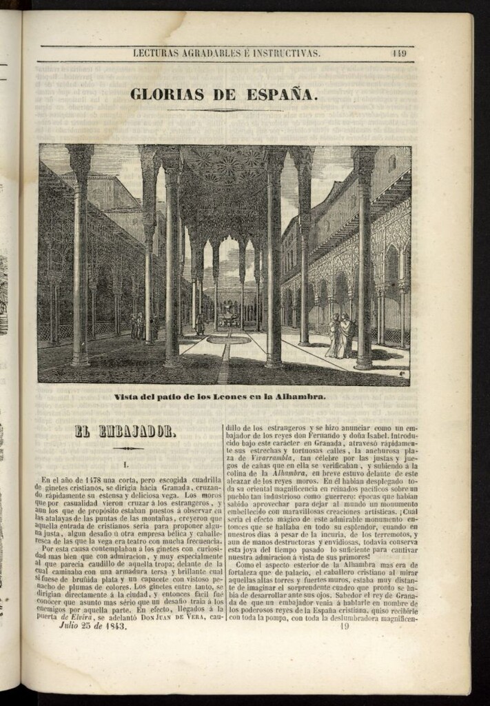 Miniatura de Museo de las familias: periódico mensual del 25 de julio de 1843