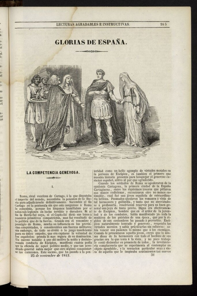 Miniatura de Museo de las familias: periódico mensual del 25 de noviembre de 1843