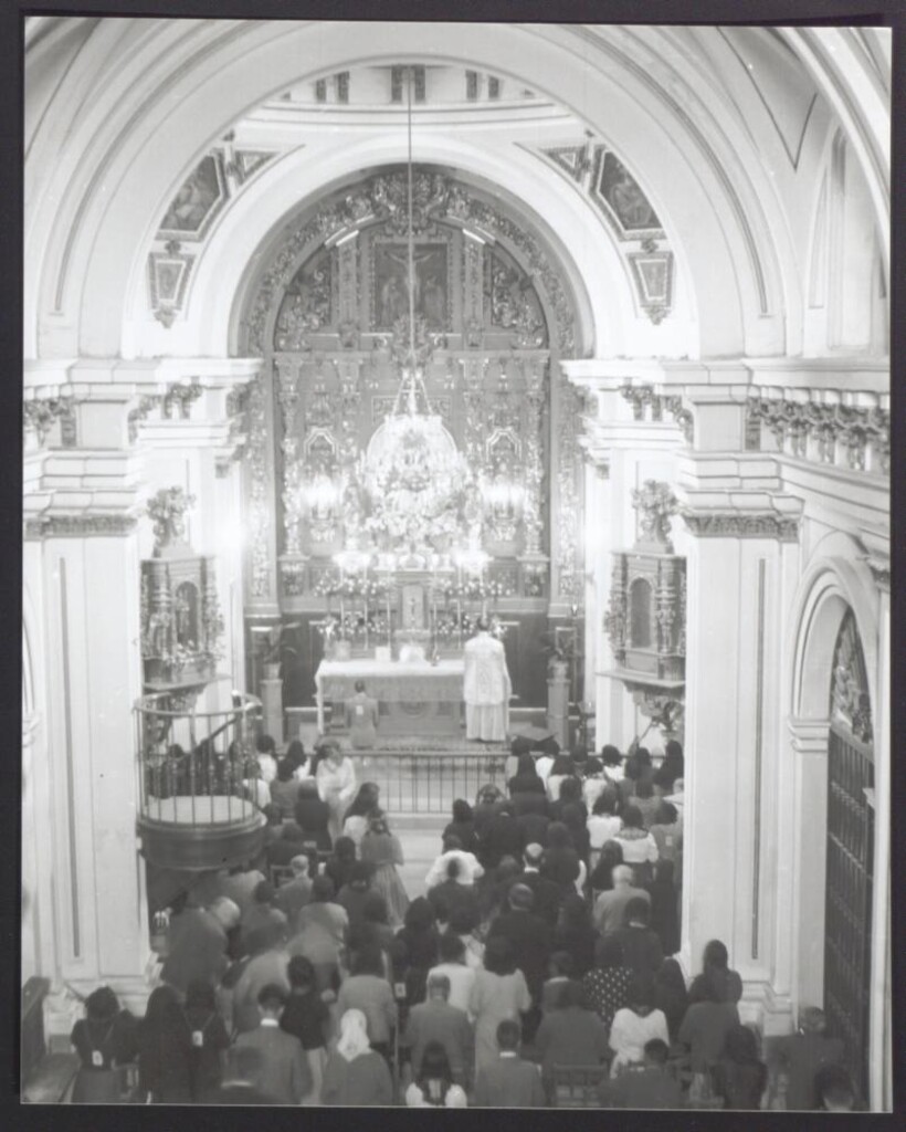 Miniatura de Misa en la ermita de Nuestra Señora de los Ángeles