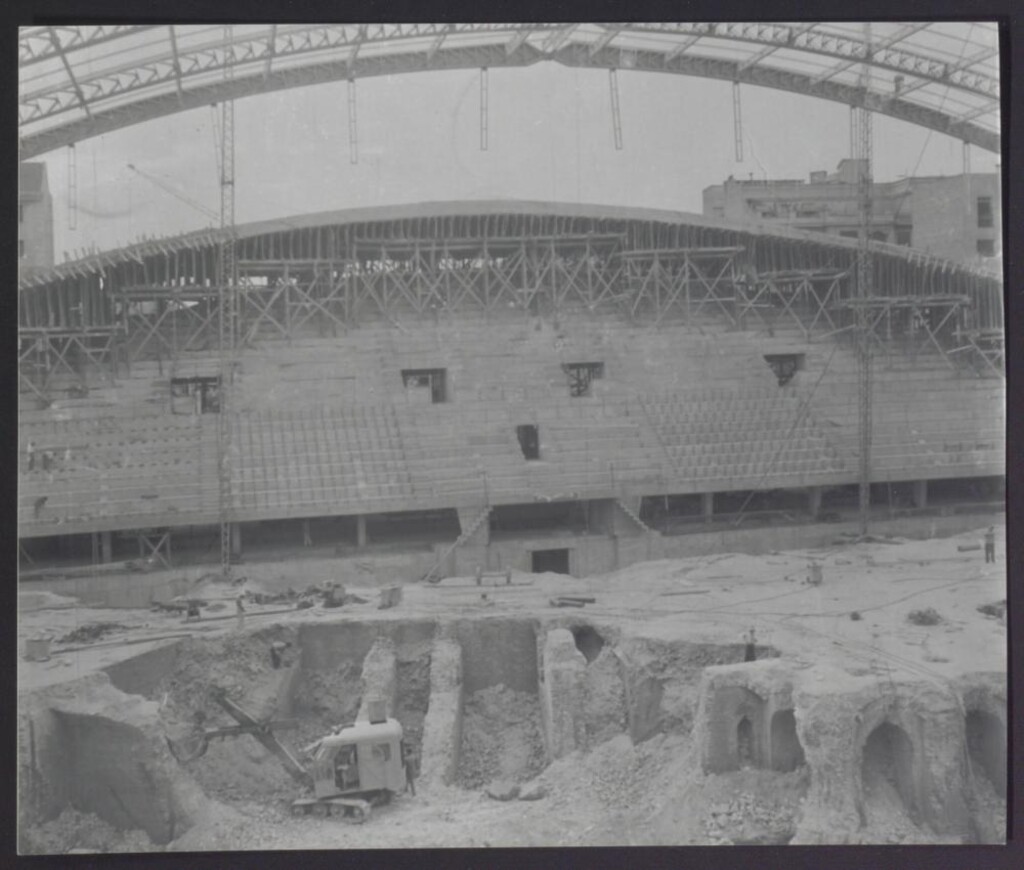 Miniatura de Obras de construcción del Palacio de los Deportes