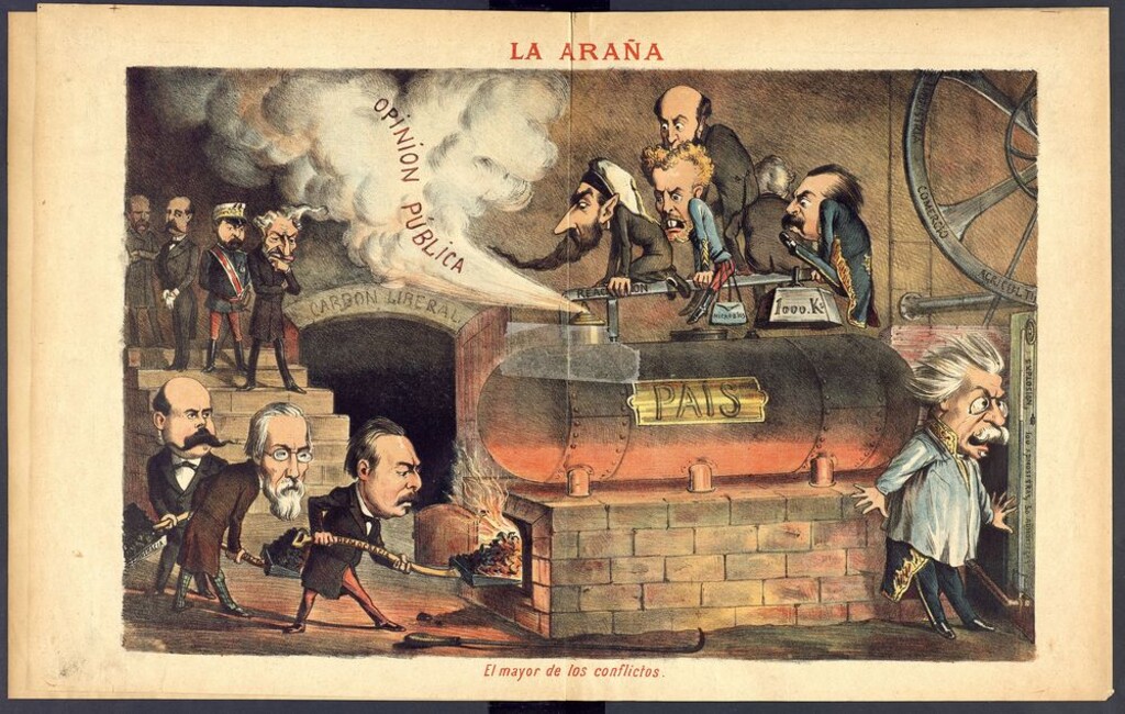 Miniatura de La Araña: periódico satírico ilustrado