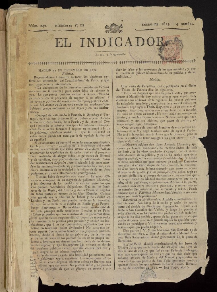 Miniatura de El Indicador: lo util y lo agradable