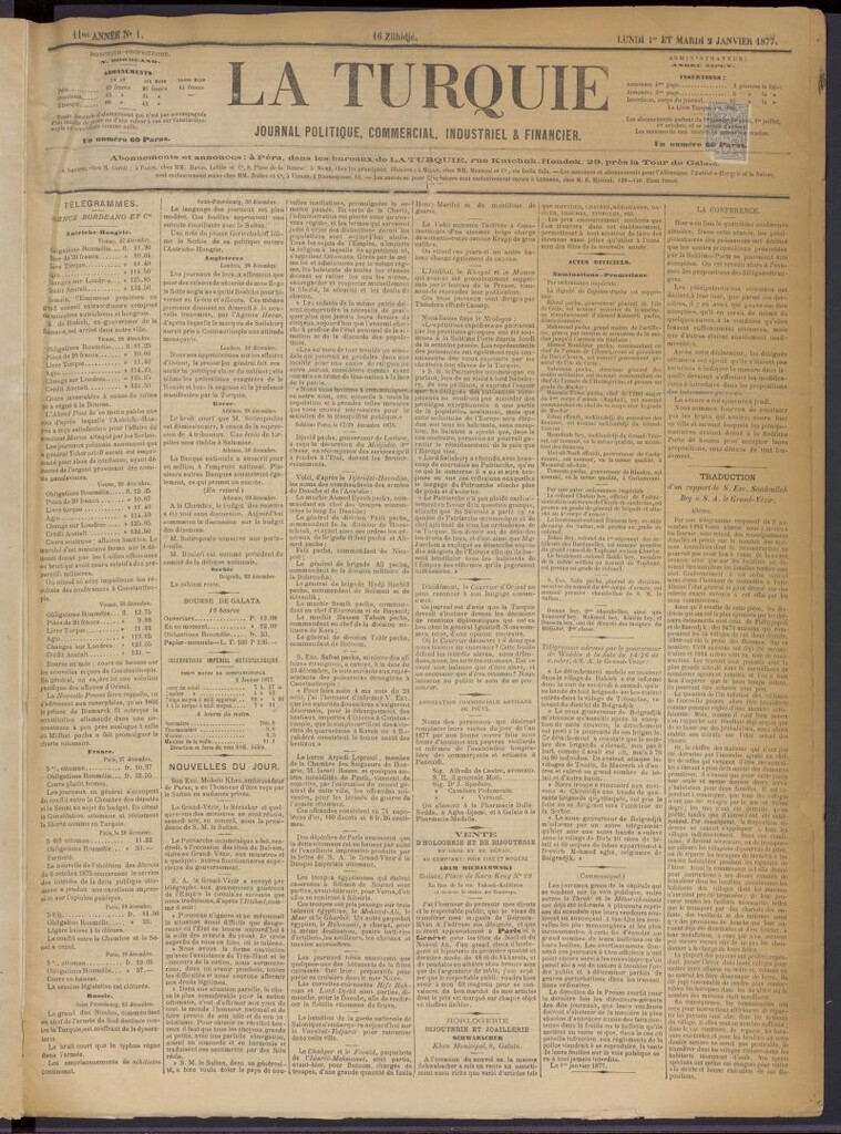 Miniatura de La Turquie : journal politique, commercial, industriel & financier