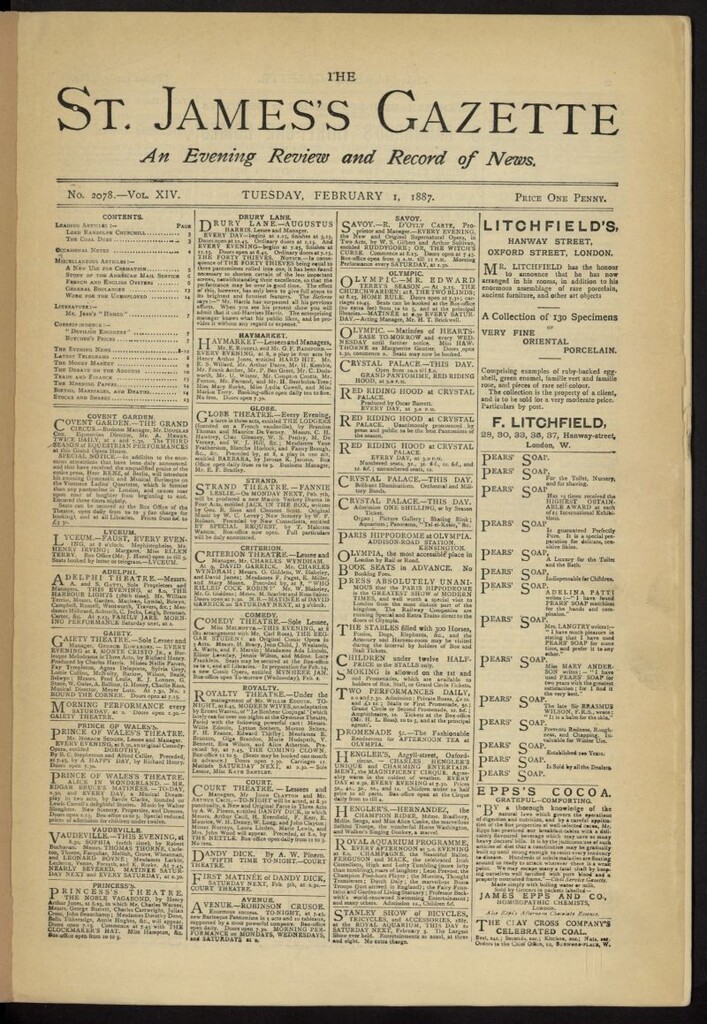 Miniatura de The St. James´s Gazette : an evening review and record of news