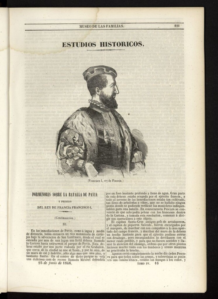 Miniatura de Museo de las familias: periódico mensual del 25 de junio de 1846