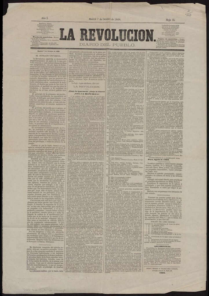 Miniatura de La Revolución: diario del pueblo