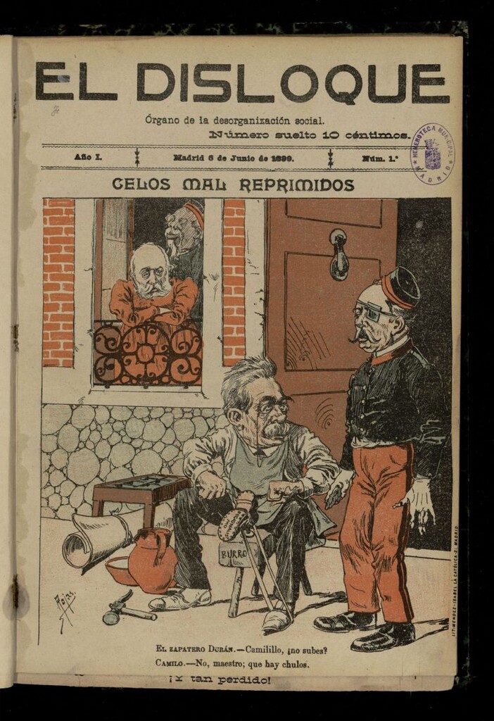 Miniatura de El Disloque: órgano de la desorganización social